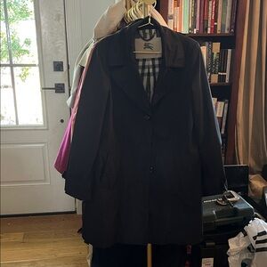 Burberry Black Trench Rain Coat